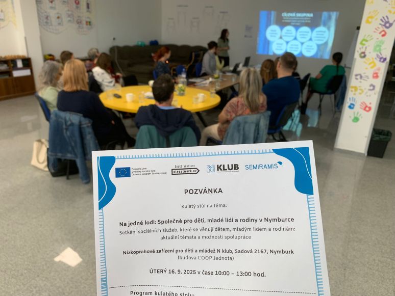 Kulatý stůl v Nymburce Na jedné lodi: Společně pro děti, mladé lidi a rodiny v Nymburce