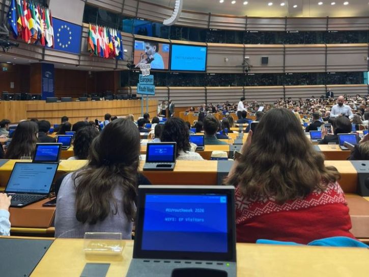 Týdne mládeže v Evropském parlamentu v Bruselu Mladí lidé a evropští stakeholdeři se zapojili do formulování nové Strategie EU pro děti a mladé lidi.