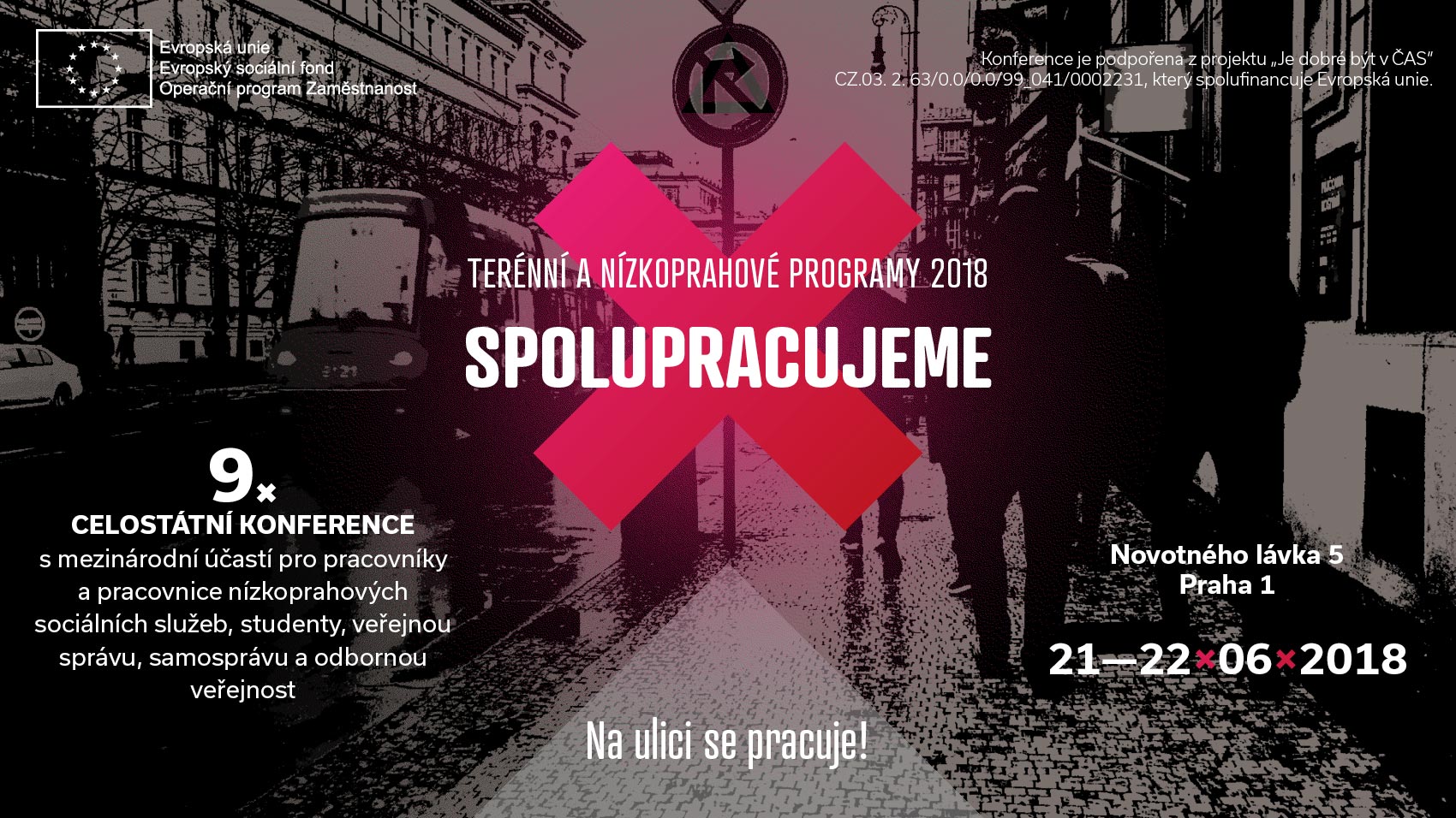 Konference Terénní a nízkoprahové programy 2018 – SPOLUPRACUJEME