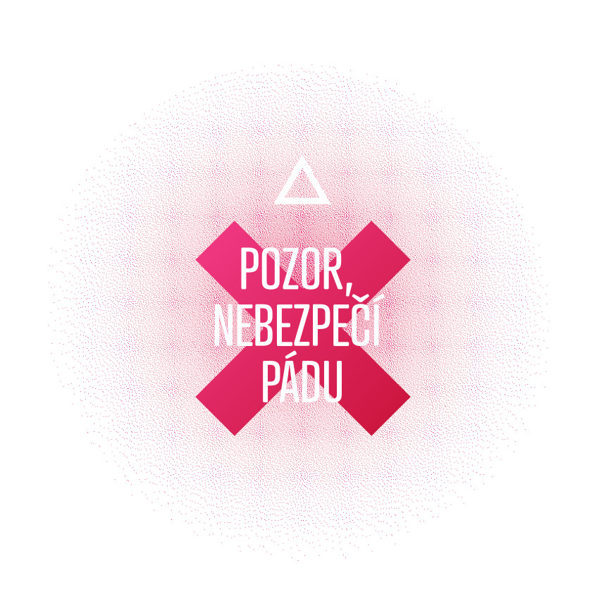 Pozor, nebezpečí pádu